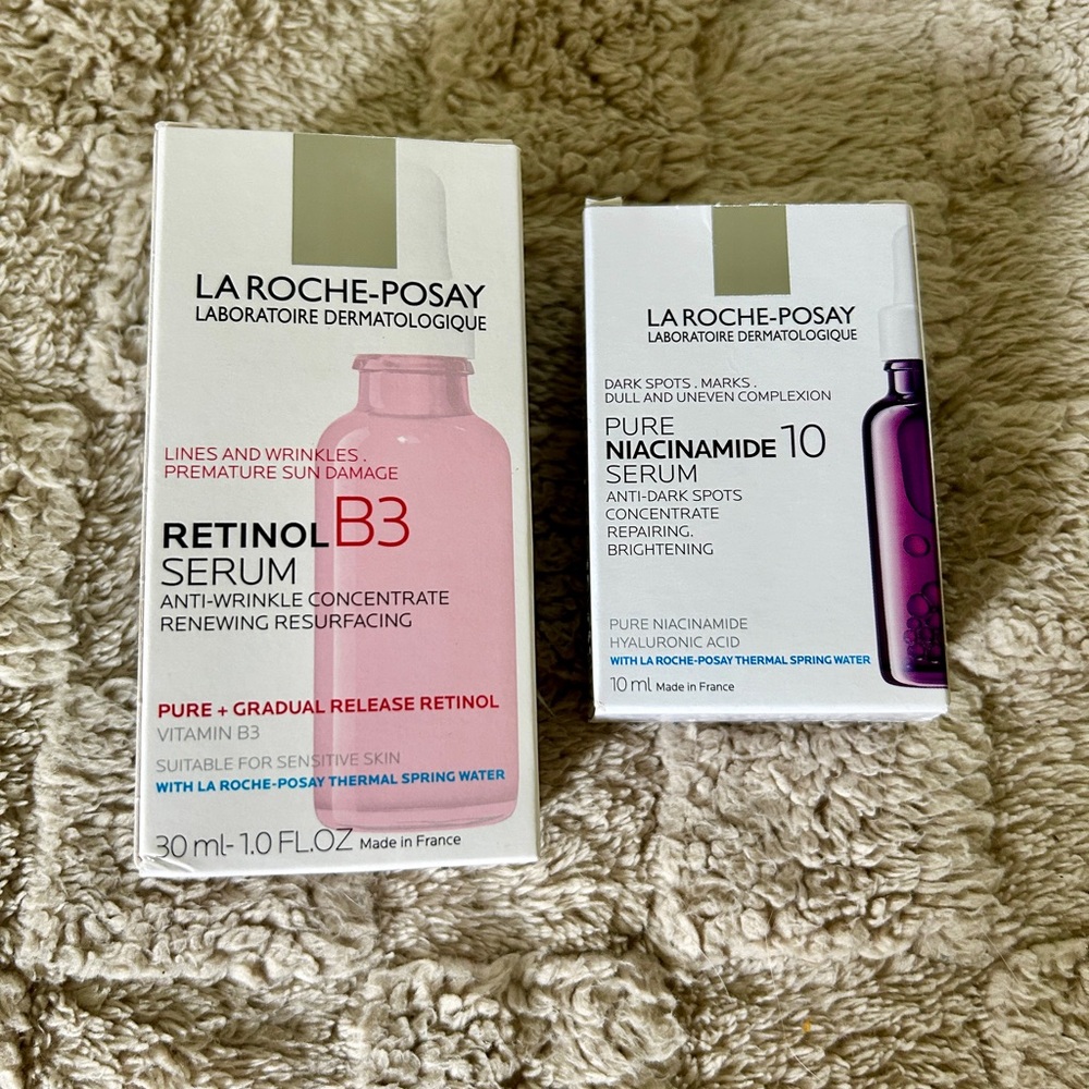 La Roche Posay Retinol B3 Serum Plus Pure Niacinamide Serum Bonus